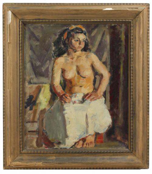 IGNASI MUNDÓ (1918-2012). "NAKED GIRL". 