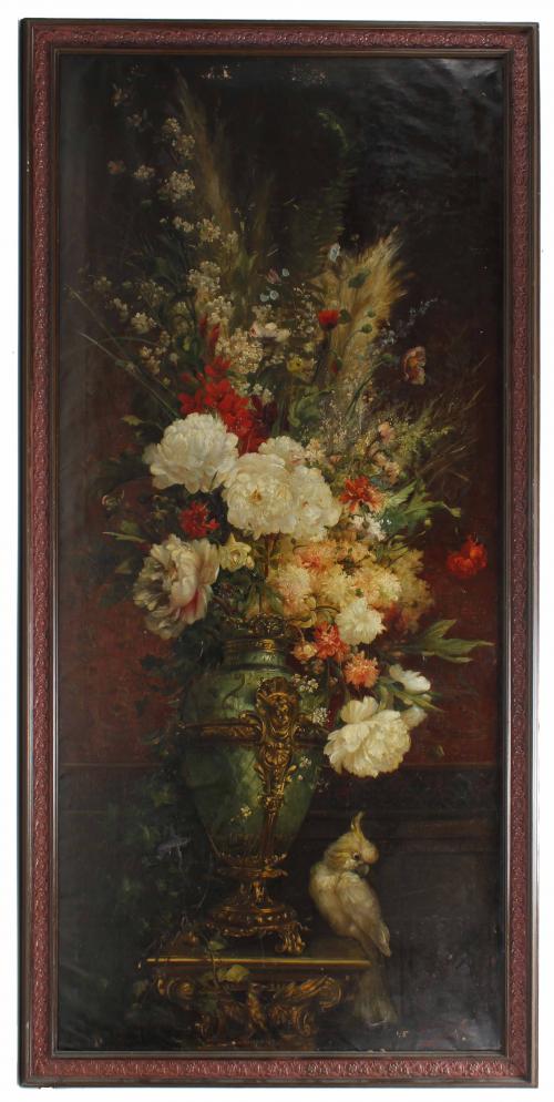 RICARDO MARTÍ AGUILÓ (1868-1936). "FLORES", 1891. 