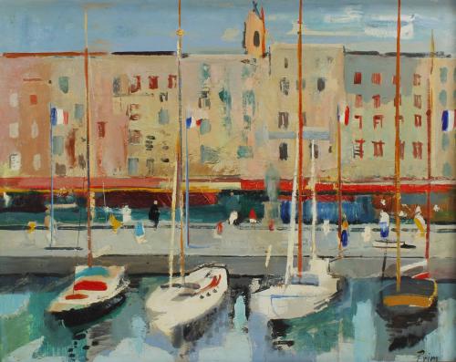 JOSEP MARIA PRIM GUYTO (1907-1973). "QUAY". 