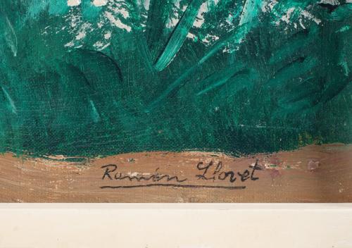 RAMÓN LLOVET (1917-1987). "LANDSCAPE".