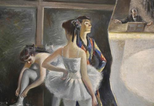 ALFRED OPISSO CARDONA (1907-1980). "ESCENA DE BALLET".