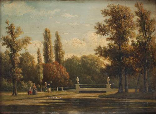 JOHANNES JACOBUS HEPPENER (1826-1998). "PARQUE", 1862.