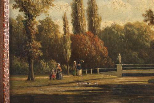 JOHANNES JACOBUS HEPPENER (1826-1998). "PARQUE", 1862.