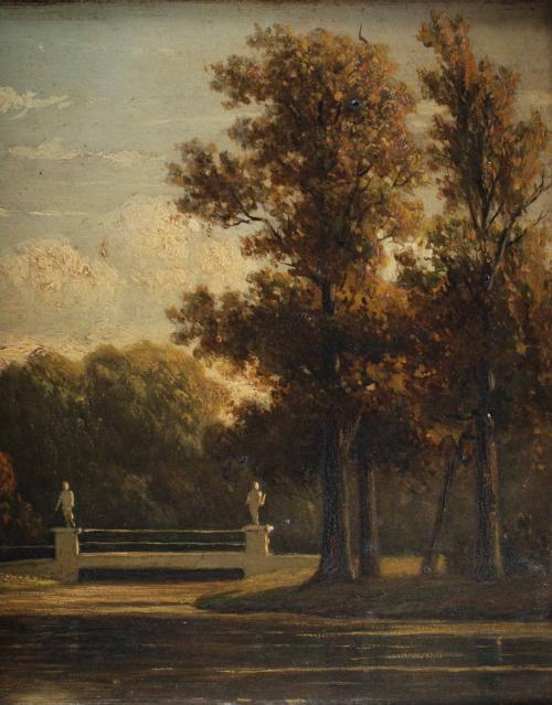 JOHANNES JACOBUS HEPPENER (1826-1998). "PARQUE", 1862.