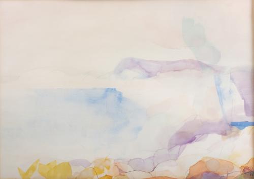 MIGUEL IBARZ (1920-1987) "PAISAJE - V", 1984.