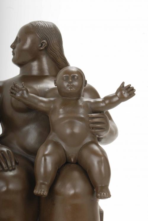 SIGUIENDO MODELOS DE FERNANDO BOTERO (1932). "MATERNIDAD"  