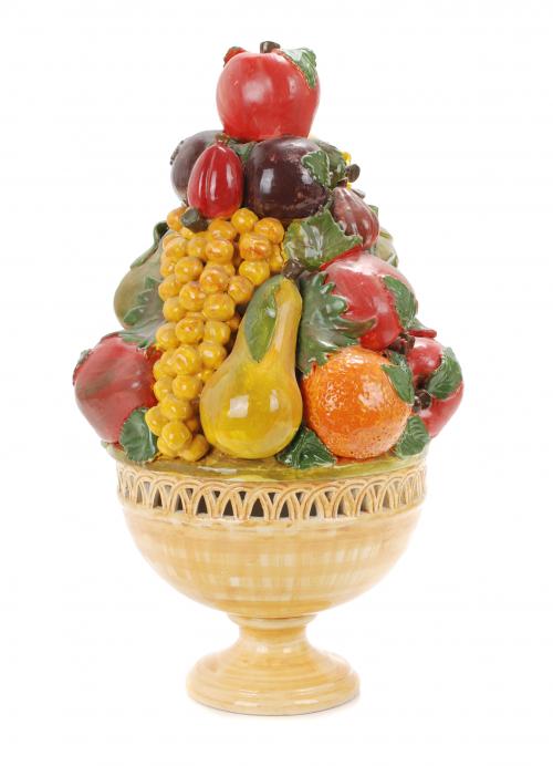 ITALIAN BASSANO CENTREPIECE, MID 20TH CENTURY.