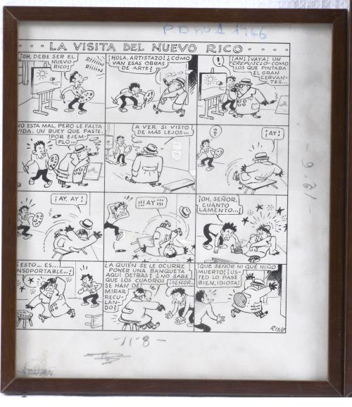 A PAIR OF ORIGINAL ILLUSTRATIONS FOR TBO.