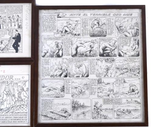 THREE ORIGINAL ILLUSTRATIONS FOR TBO.
