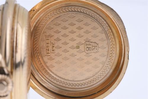 MEN&#39;S GOLD POCKET WATCH, 19TH CENTURY.