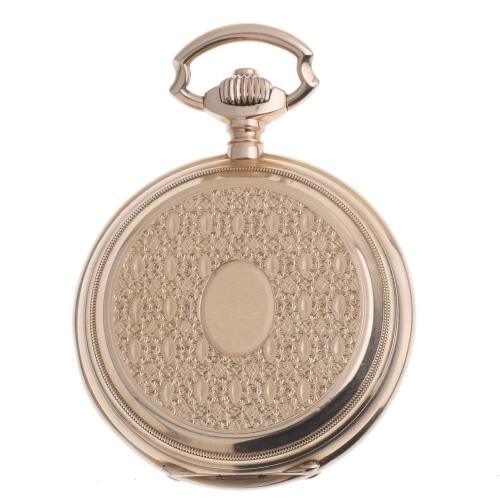 MEN&#39;S GOLD POCKET WATCH, 19TH CENTURY.