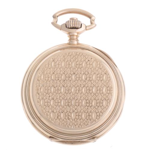 MEN&#39;S GOLD POCKET WATCH, 19TH CENTURY.