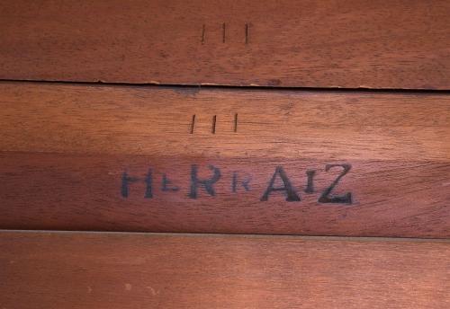 ANTONIO HERRÁIZ (1870-1947). DUTCH STYLE DISPLAY BUREAU BY 