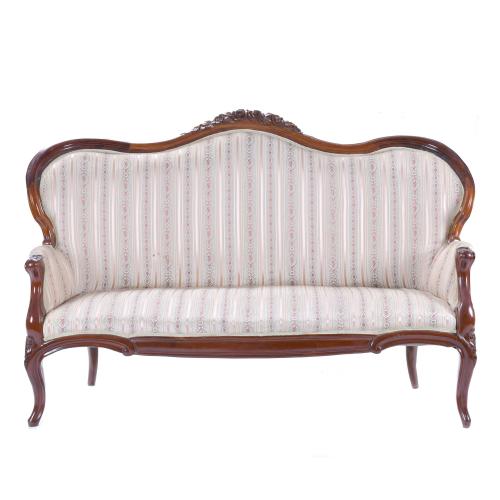ELIZABETHAN COUCH, SECOND THIRD 19TH CENTURY.