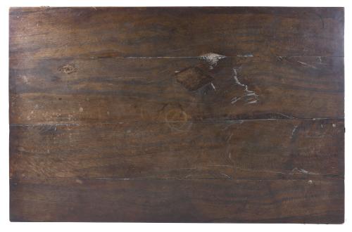 SPANISH LYRE-LEG TABLE, 18TH CENTURY.
