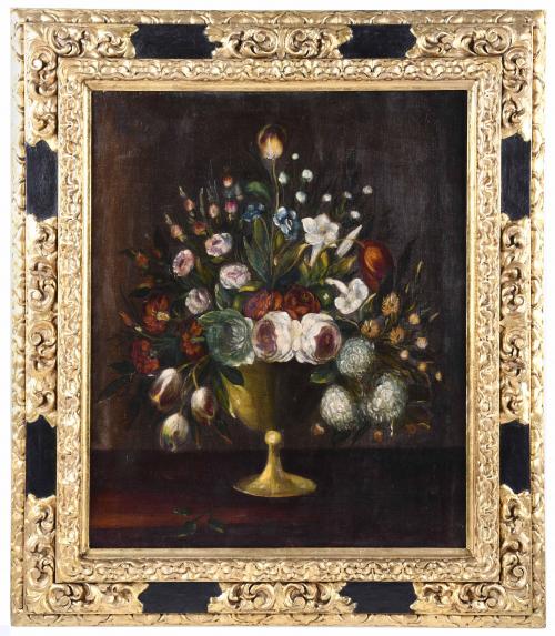 EARLY 20TH CENTURY SPANISH SCHOOL. "FLOWER VASE".