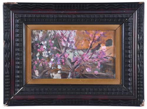 JOAQUIM MIR I TRINXET (1873-1940). "CHERRY BLOSSOM".