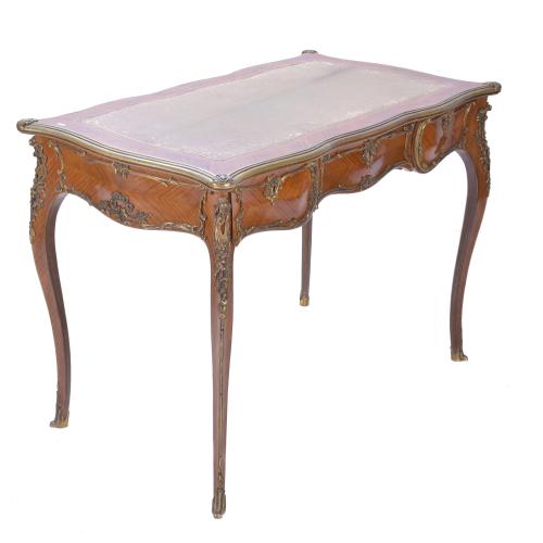 "BUREAU PLAT", FRENCH LOUIS XV STYLE OFFICE DESK, MID 20TH 