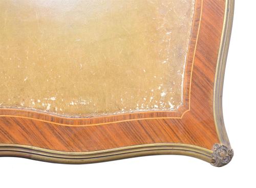 "BUREAU PLAT", FRENCH LOUIS XV STYLE OFFICE DESK, MID 20TH 