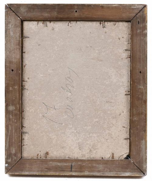 ESCUELA ESPAÑOLA, SIGLO XIX. "RETRATO DE UNA JOVEN".