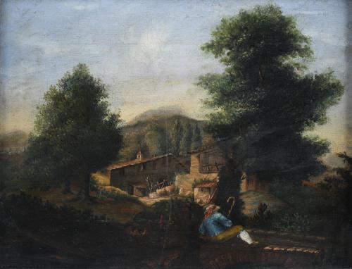 19TH/20TH CENTURY DUTCH SCHOOL. "RURAL VIEW".