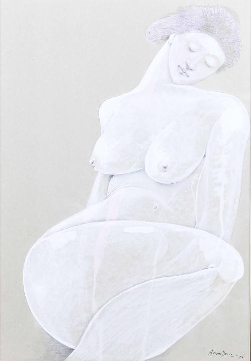 EDUARD ARRANZ-BRAVO (1941) "DESNUDO FEMENINO", 1987.