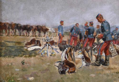 VICENTE BUIL DE LA TORRE (1867-1920). "MANIOBRAS MILITARES"