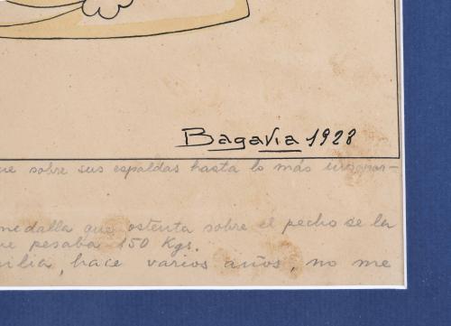 LLUÍS BAGARÍA I BOU (1882-1940) "LOS SALTIMBANQUIS", 1928.