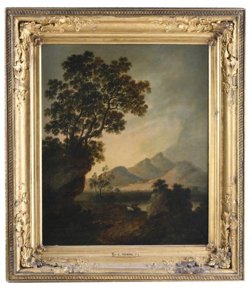 CHARLES TOWNE (1763-1840).  "LANDSCAPE", 1790.