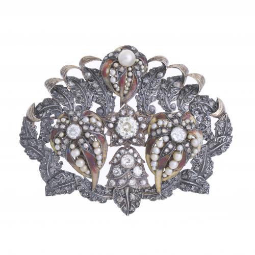 JAUME MERCADÉ I QUERALT (1889-1967). BROCHE, CIRCA 1930.