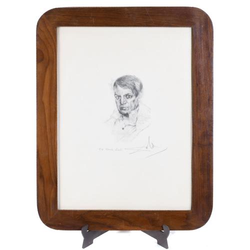 AFTER SALVADOR DALÍ I DOMÈNECH (1904-1989). "PORTRAIT OF PABLO PICASSO". 