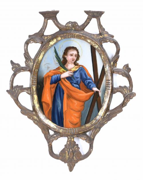 18TH CENTURY SPANISH SCHOOL "SAINT EULALIA" AND "PROBABLY A