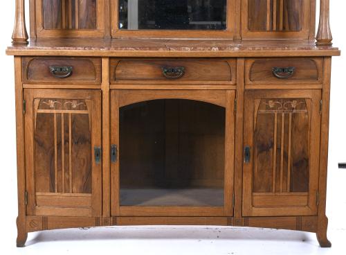 LARGE MODERNIST DISPLAY CABINET, EALRY 20TH CENTURY.