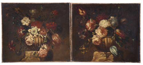 ESCUELA ESPAÑOLA, SIGLO XIX. "FLOREROS". 