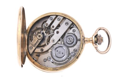 ANCRE LIGNE DROITE 13 JOYAUX. POCKET WATCH.