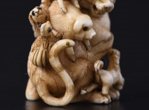 JAPANESE SCHOOL. TASHIO PERIOD, 19TH CENTURY. "ANIMALS OF T