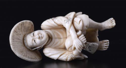 JAPANESE SCHOOL. MEIJI PERIOD, 19TH CENTURY. "CHARACTER SEA