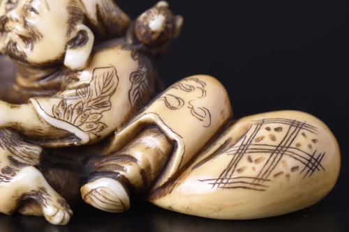 JAPANESE SCHOOL. MEIJI PERIOD, 19TH CENTURY. "DAIKOKU, ONE 