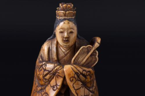 JAPANESE SCHOOL. MEIJI PERIOD, 19TH CENTURY. "THEATRE ACTOR