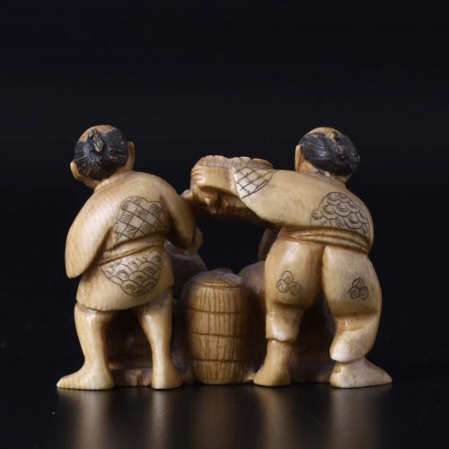 JAPANESE SCHOOL. MEIJI PERIOD, 19TH CENTURY. "FOUR CHARACTE