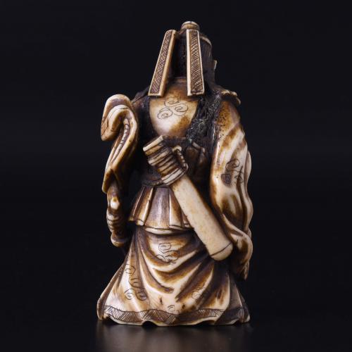 JAPANESE SCHOOL. MEIJI PERIOD, 19TH CENTURY. "SHOKI WITH ON