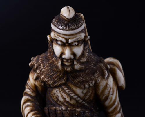 JAPANESE SCHOOL. MEIJI PERIOD, 19TH CENTURY. "SHOKI WITH ON