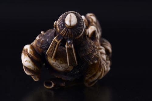 JAPANESE SCHOOL. MEIJI PERIOD, 19TH CENTURY. "SHOKI WITH ON