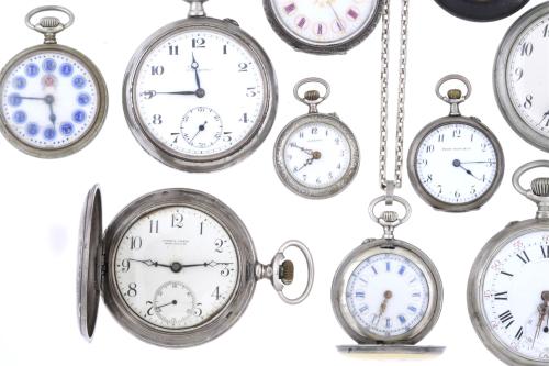 LOT OF THIRTEEN POCKET WATCHES.