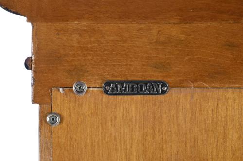 BIEDEMEIER STYLE SECRETER, MID 20TH CENTURY.