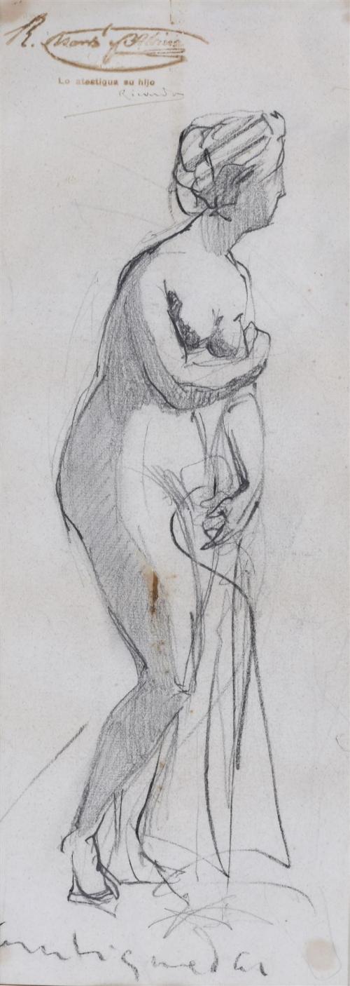 RAMÓN MARTÍ ALSINA (1826-1894). "VENUS PUDICA".
