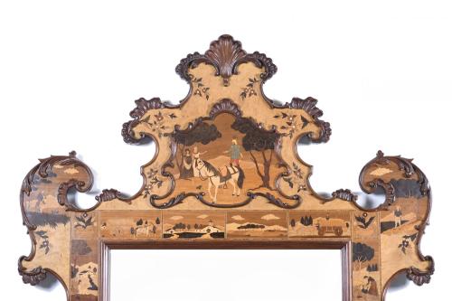 J. ORDOÑEZ. BARCELONA 18TH CENTURY STYLE WALL MIRROR, MID 2