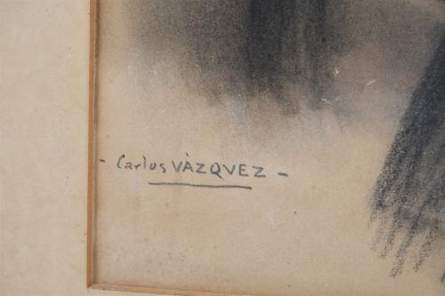 CARLOS VÁZQUEZ ÚBEDA (1869-1944). ILLUSTRATION FOR &#39;LOS GAN