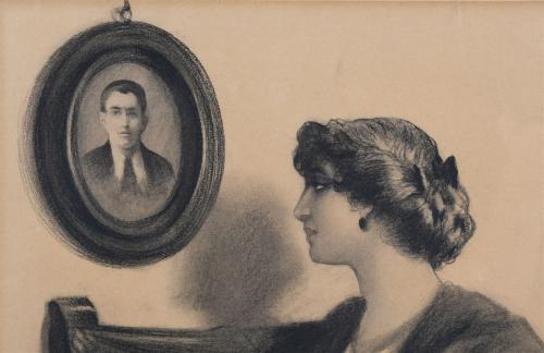 CARLOS VÁZQUEZ ÚBEDA (1869-1944). ILLUSTRATION FOR &#39;LOS GAN
