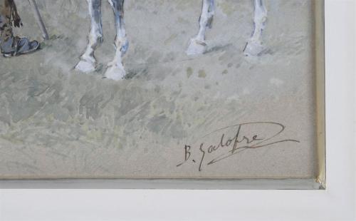 BALDOMERO GALOFRE I GIMÉNEZ (1849-1902). "ANDALUSIAN COWBOY